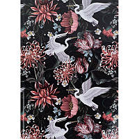 Книга записна у твердій обкладинці, Birds&Flowers, Формат А4, 96 аркушів у клітинку. 8422-569-А