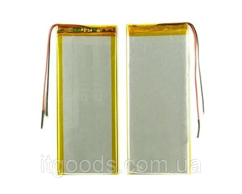 Універсальна батарея 3.7V 3500mAh (3.0*51.5*134mm) 2-pin для планшетів / телефонів / камер / павербанків