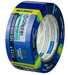 Малярська стрічка (скотч) DOLPHIN 38ммх50м BLUE 30днів 02-3-02