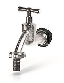 Кран для ємності для дощової води металевий Prosperplast TAP, сріблястий