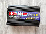 Інвертор 3000 w 12V Чистий синус, найкраща якість, фото 3