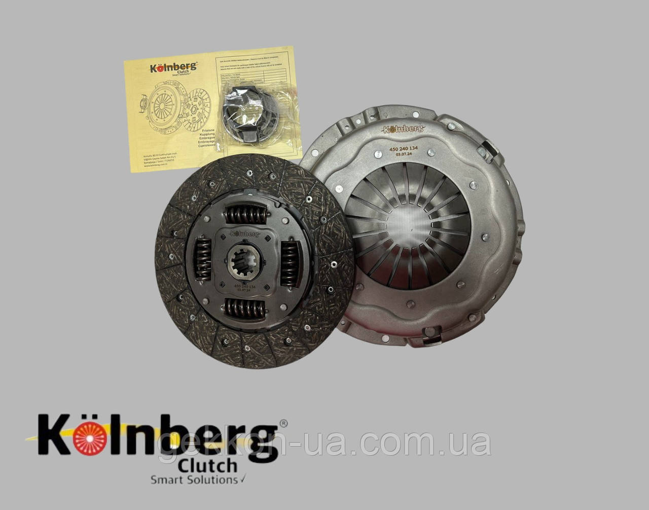 Комплект зчеплення ГАЗ 3302, 2217, Бізнес NEXT дв. Cummins ISF 2.8 [Kolnberg Tурция] А21R22-160162001, фото 1