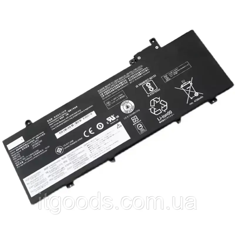 Батарея для ноутбука Lenovo L17L3P71 L17S3P71 11.55V 4650mAh 54Wh ThinkPad T480s L17M3P71 L17M3P72 01AV479
