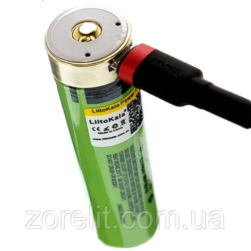 Акумулятор LiitoKala 18650 3400mAh Li-Ion з вбудованим USB-портом, 1 шт, фото 1