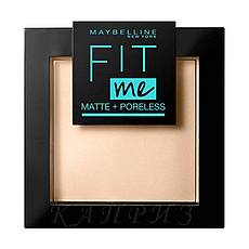 Матувальна компактна пудра для обличчя Maybelline New York Fit Me Matte Poreless 220 Natural Beige 9 г
