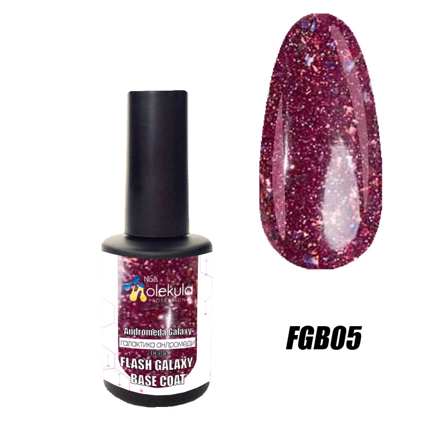 Світловідбиваюча база Molekula BASE FLASH GALAXY 05 Andromeda Galaxy (галактика андромеди) 12 мл