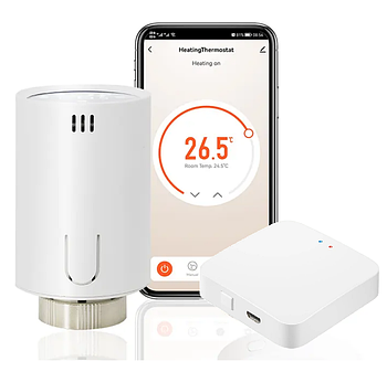 WiFi термоголовка 4HEAT TR-01 | Розумний терморегулятор для радіатора ZigBee