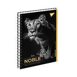 Зошит для записів YES А5 Noble 80 аркушів клітинка, 3 шт/уп.