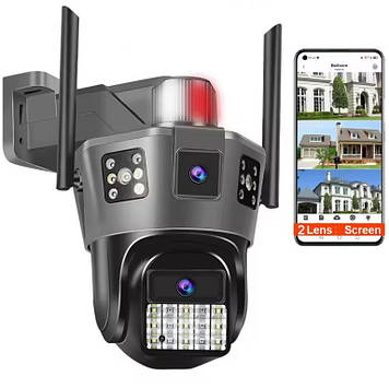 IP Wi-Fi камера SD39G 4G 2 незалежні об'єктиви 3MPx+3MPx (v380)