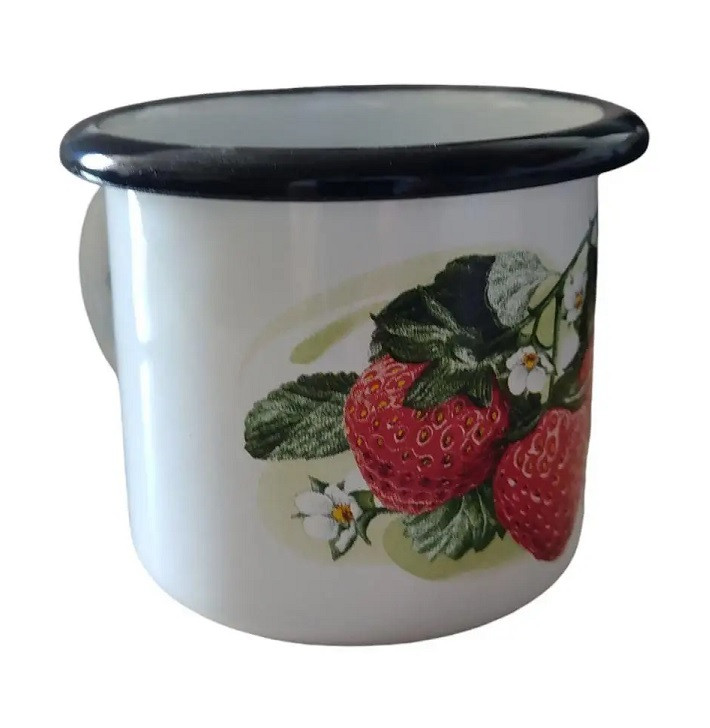 Кухоль Idilia 250 мл білий/бежевий з малюнком, фото 1