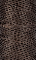 Нитка вощена,  т1,2 мм кв. коричневий (S020), плоский шнур 100 метрів