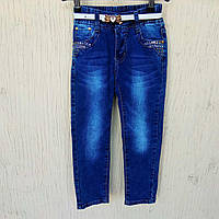 Джинси для дівчинки зі стразами ДШ (БЕЗ РЕМІНЦЯ)