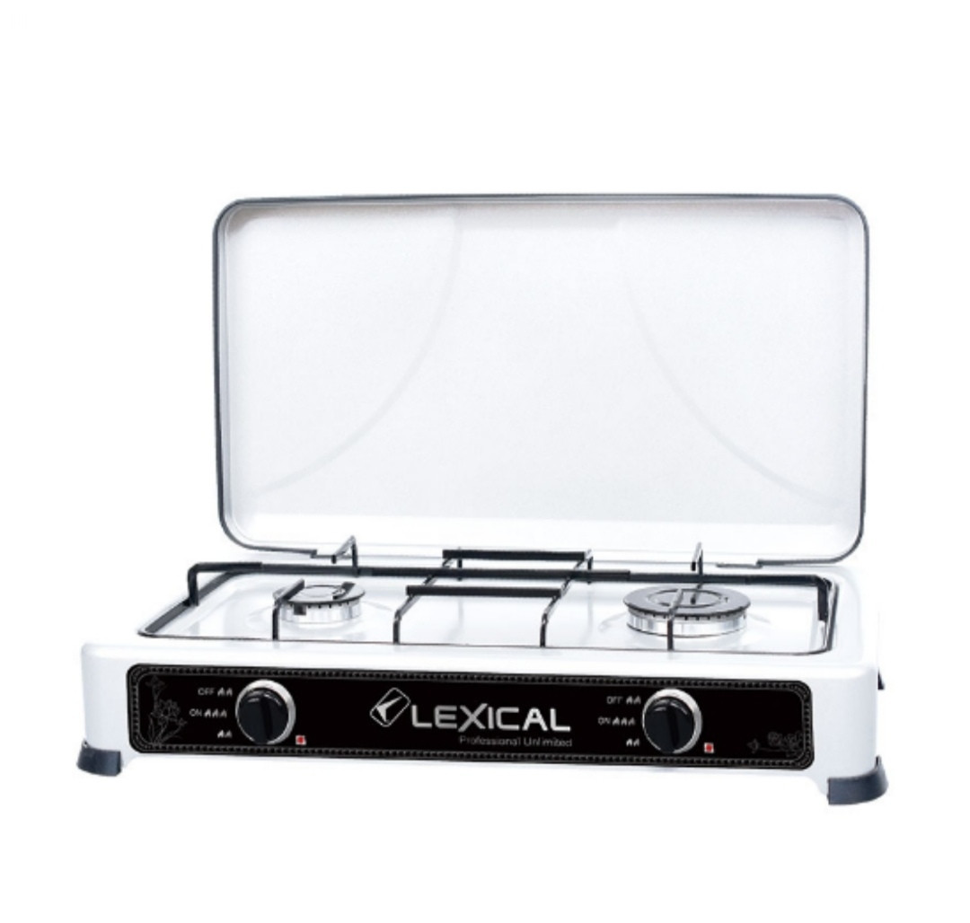 Газова плита LEXICAL LGS-2812-1 на 2 конфорки 3.7KW