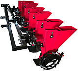 Часникосаджалка шестирядна ЧСН-6 до трактора саджалка часнику (2 комплекти ложечок - 23 мм та 26 мм), фото 3