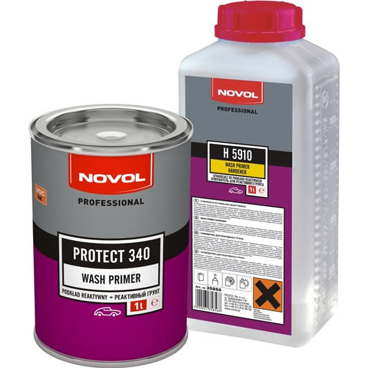 Novol PROTECT 340 реактивний грунт, 1л + 1л затверджувач