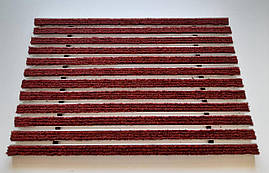 Решітка брудозахисна Льон текстильна щітка 60х40 см