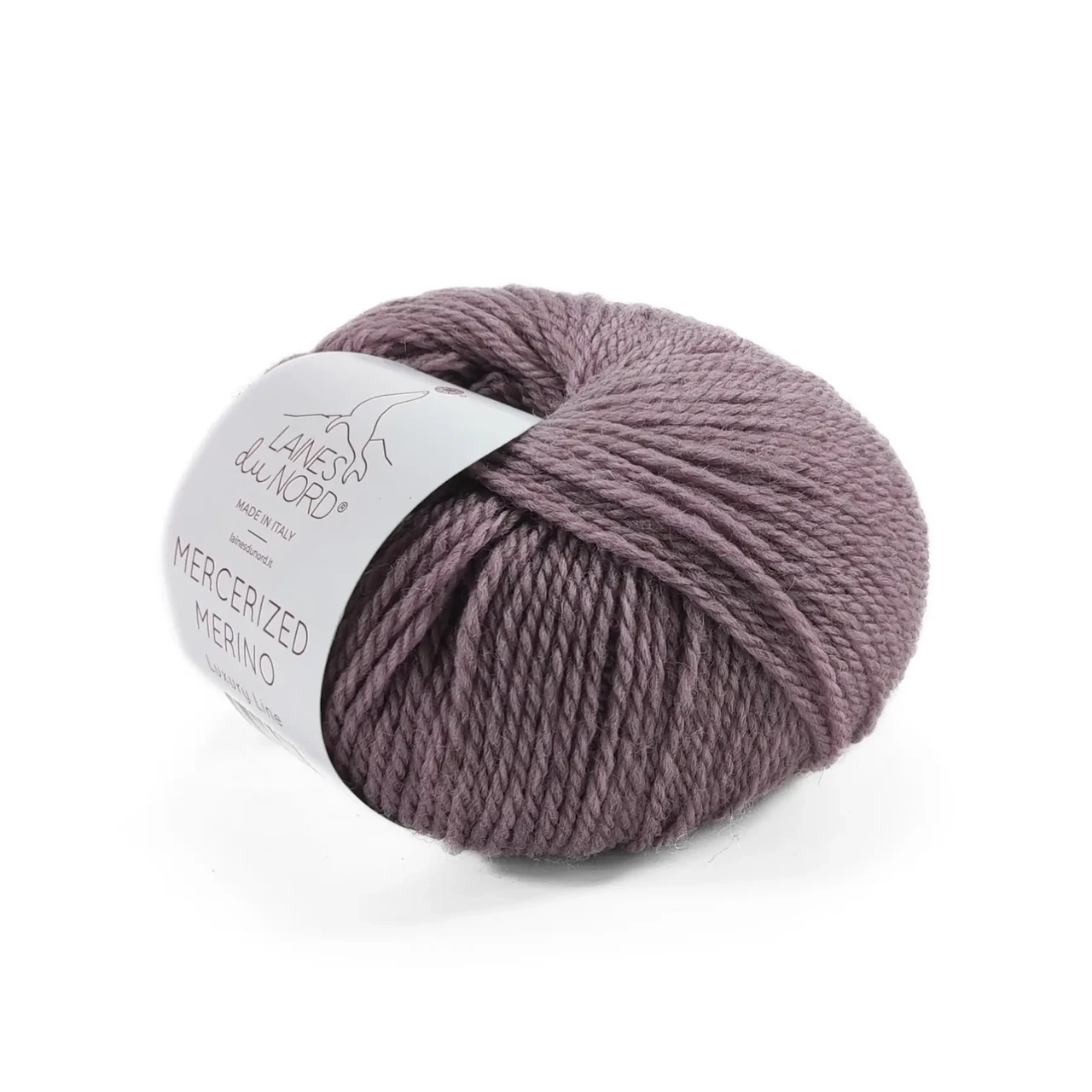 Пряжа Mercerized Merino/Мерсерізед Меріно, бузковий 8, фото 1
