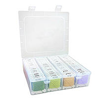 Набір ниток для вишивання в органайзері