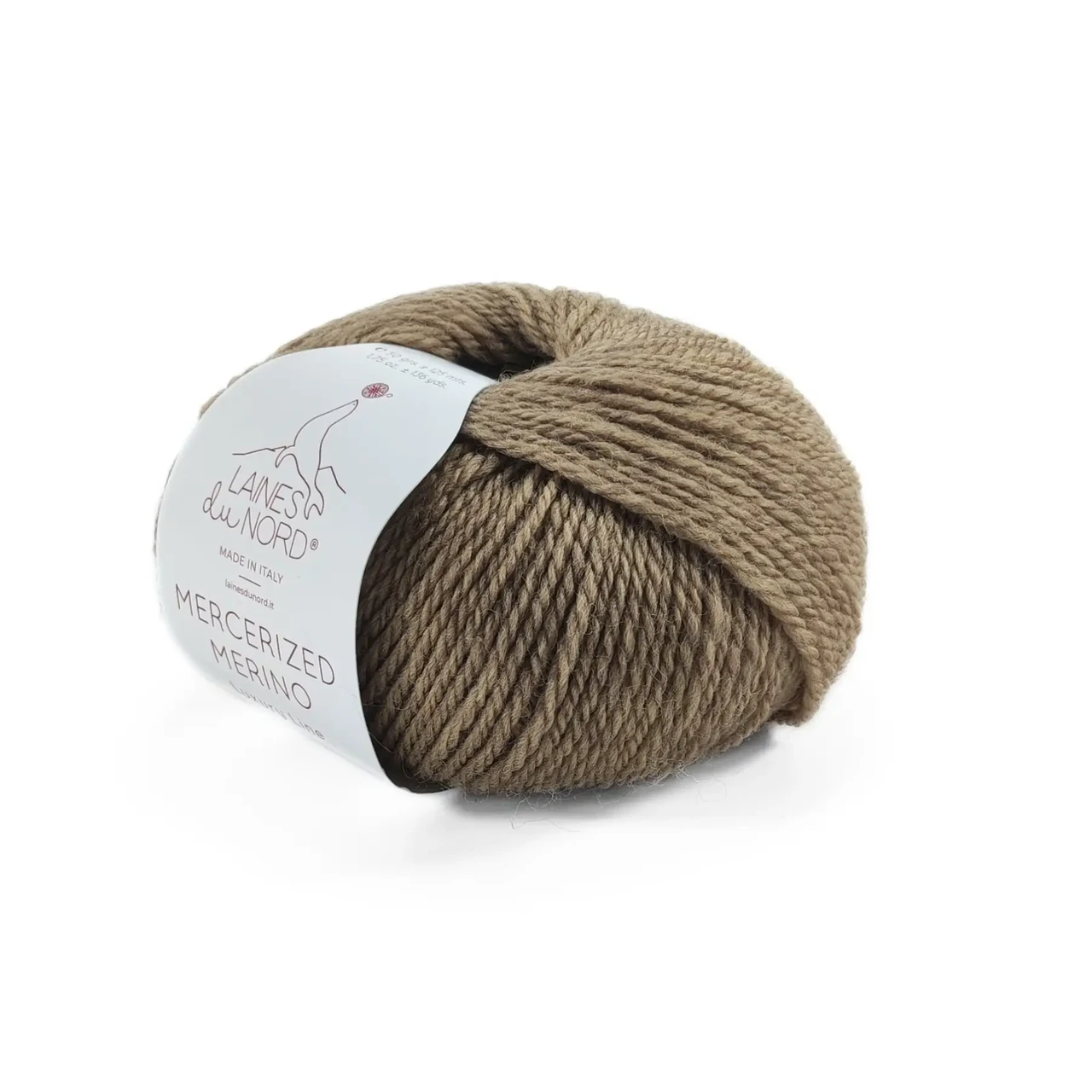 Пряжа Mercerized Merino/Мерсерізед Меріно, темно-бежевий 4, фото 1