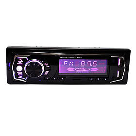 Автомагнітола JSD-308BT ISO 1din RGB+FM+2xUSB+microSD+AUX+Bluetooth з пультом ДК 50W Black (3_05452)
