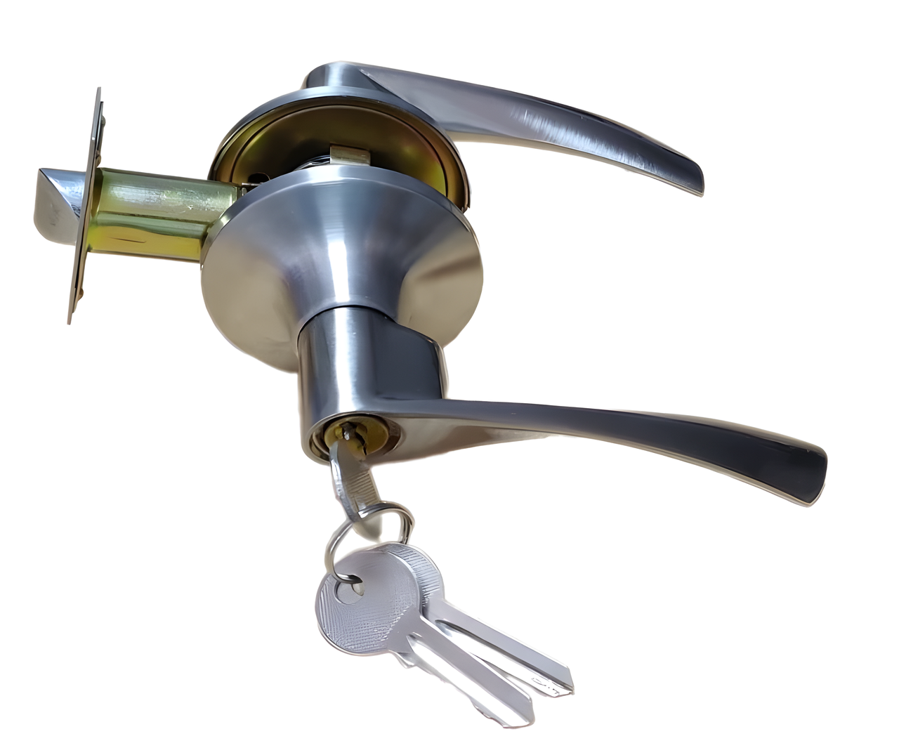 Дверна ручка кноб HIDOOR L823-01 SS сатин з ключами