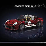 Конструктор Спортивна машина Porsche на 362 деталей, коричнева, фото 3