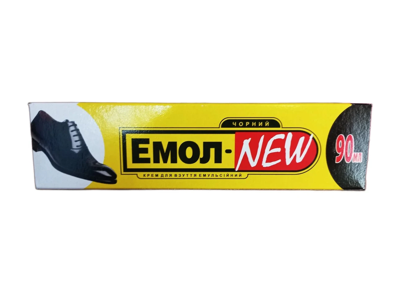 Крем для взуття Емол New Чорний 90 мл, фото 1