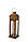Ліхтар свічковий настільний ДРЕВОДЕЛЯ "Ретро міні" 54х17х17см Горіх (010403), фото 2