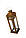 Ліхтар свічковий настільний ДРЕВОДЕЛЯ "Ретро міні" 54х17х17см Горіх (010403), фото 4