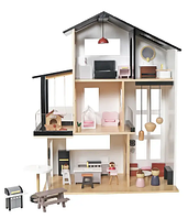 Дерев'яний ляльковий будиночок в стилі ЛОФТ AVKO Вілла Тоскана