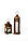 Ліхтар свічковий настільний ДРЕВОДЕЛЯ "Ретро міні" 54х17х17см Горіх (010403), фото 6