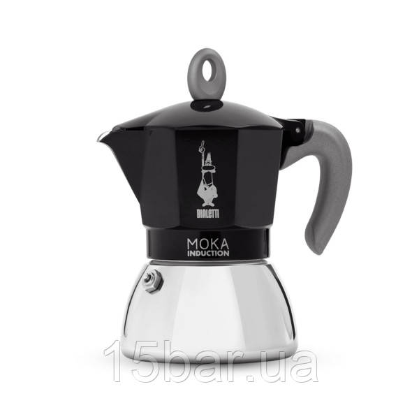 Кавоварка гейзерна Bialetti Moka Induction Black (6ч) 99000/NP6936