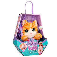 Інтерактивна іграшка Baby Paws W2 Руде кошеня в сумочці 921139IM
