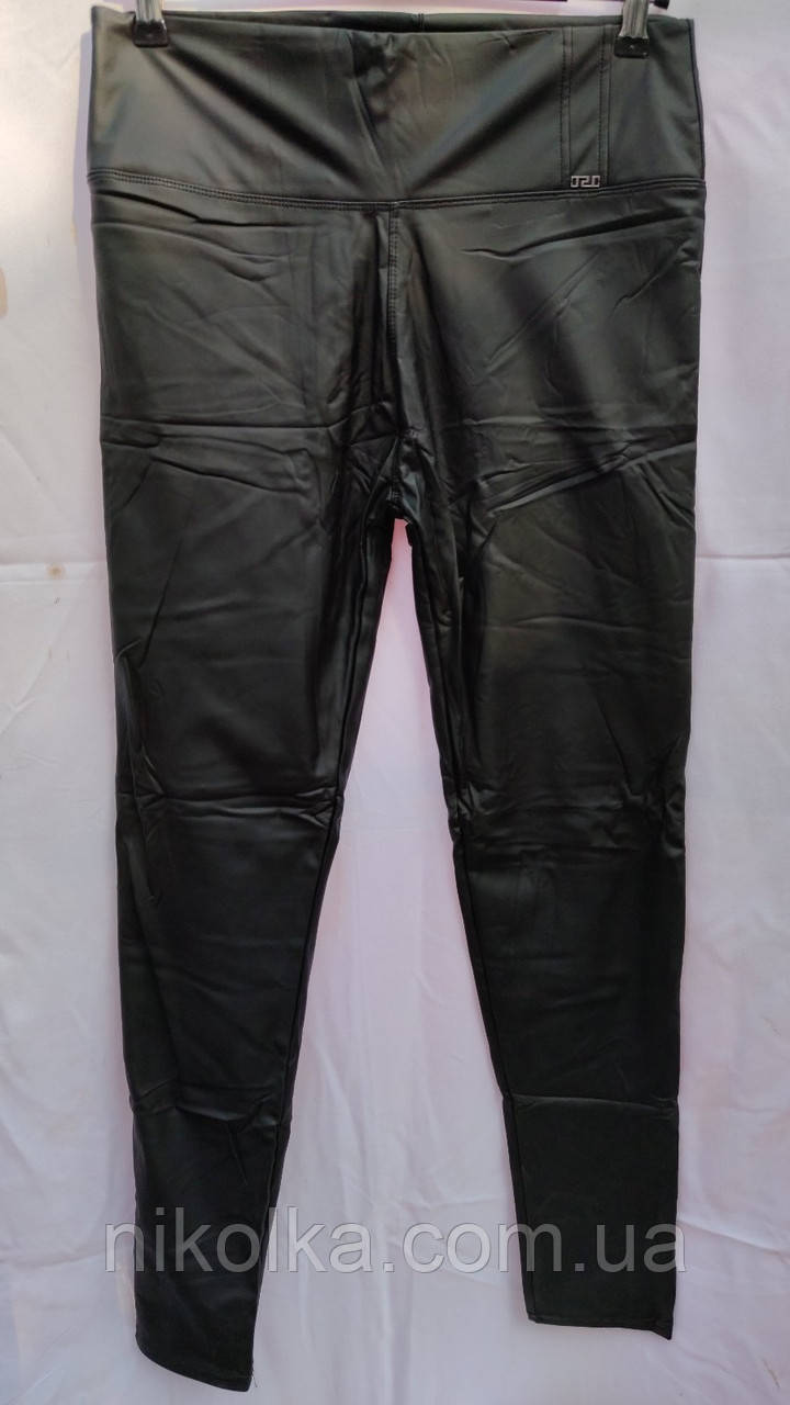 Лосини утеплені жіночі шкірзам оптом, 2XL/3XL-5XL/6XL рр., арт. Si-YD147A