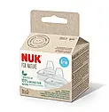 Насадка NUK FOR NATURE для пиття з силікону , 2шт, фото 3