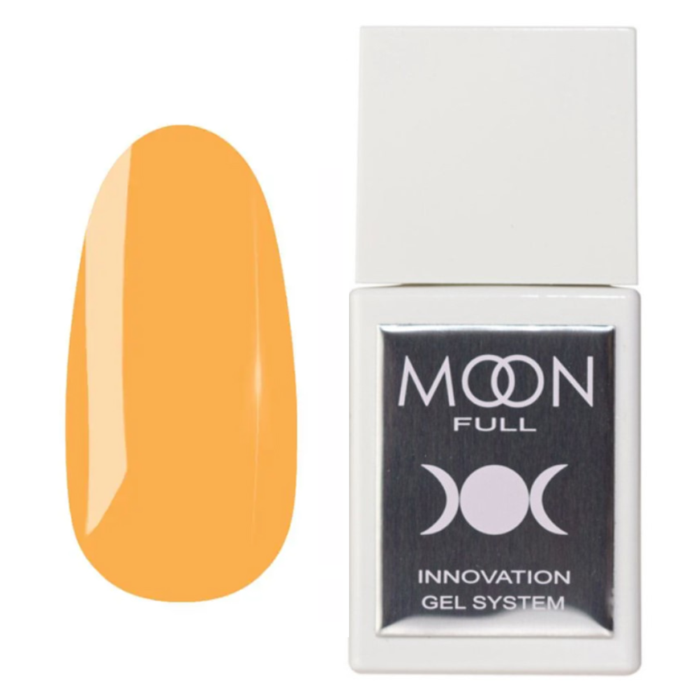 Рідкий моделюючий гель Moon Full Liquid Builder Gel BG52, 15 мл, помаранчевий напівпрозорий