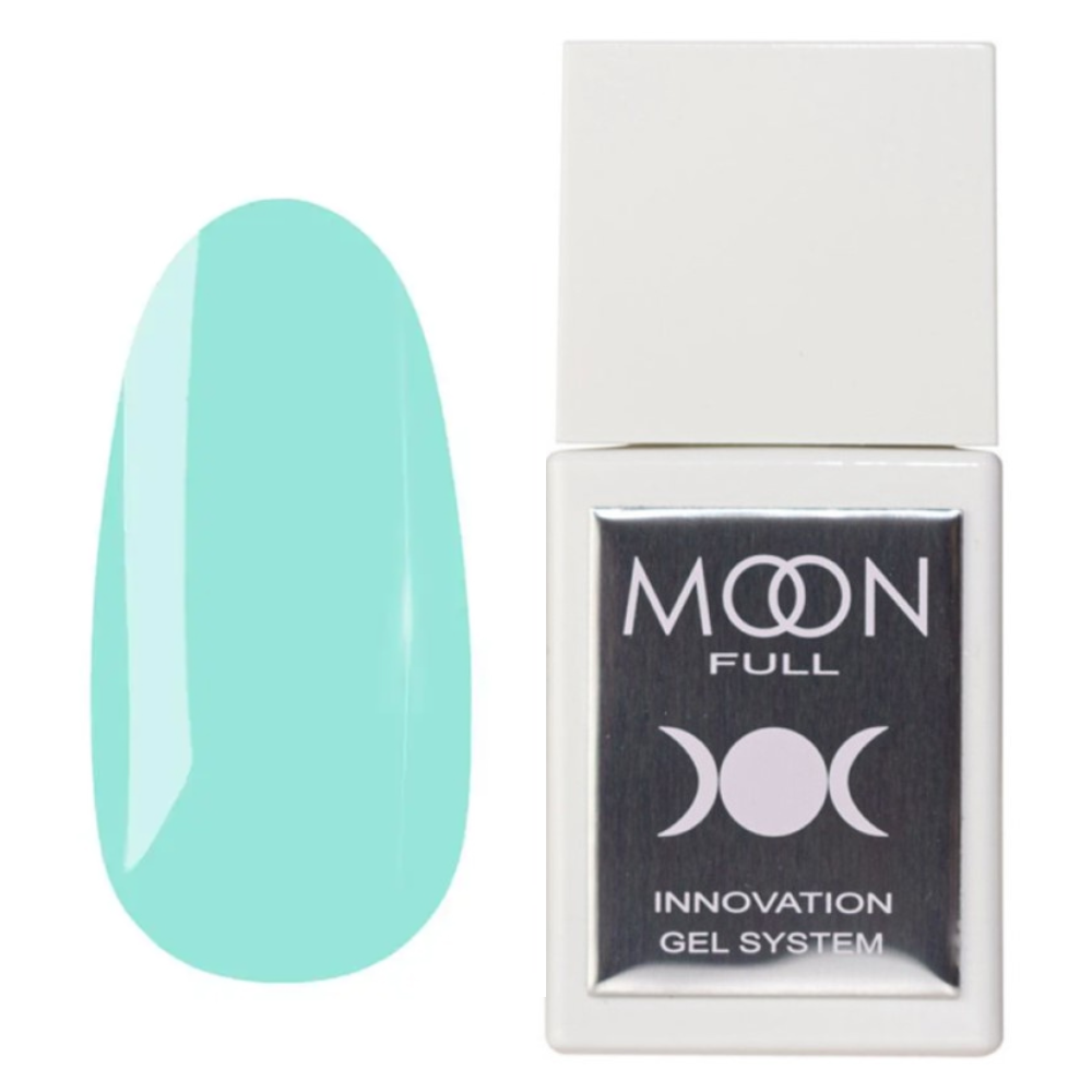 Рідкий моделюючий гель Moon Full Liquid Builder Gel BG55, 15 мл, блакитний напівпрозорий