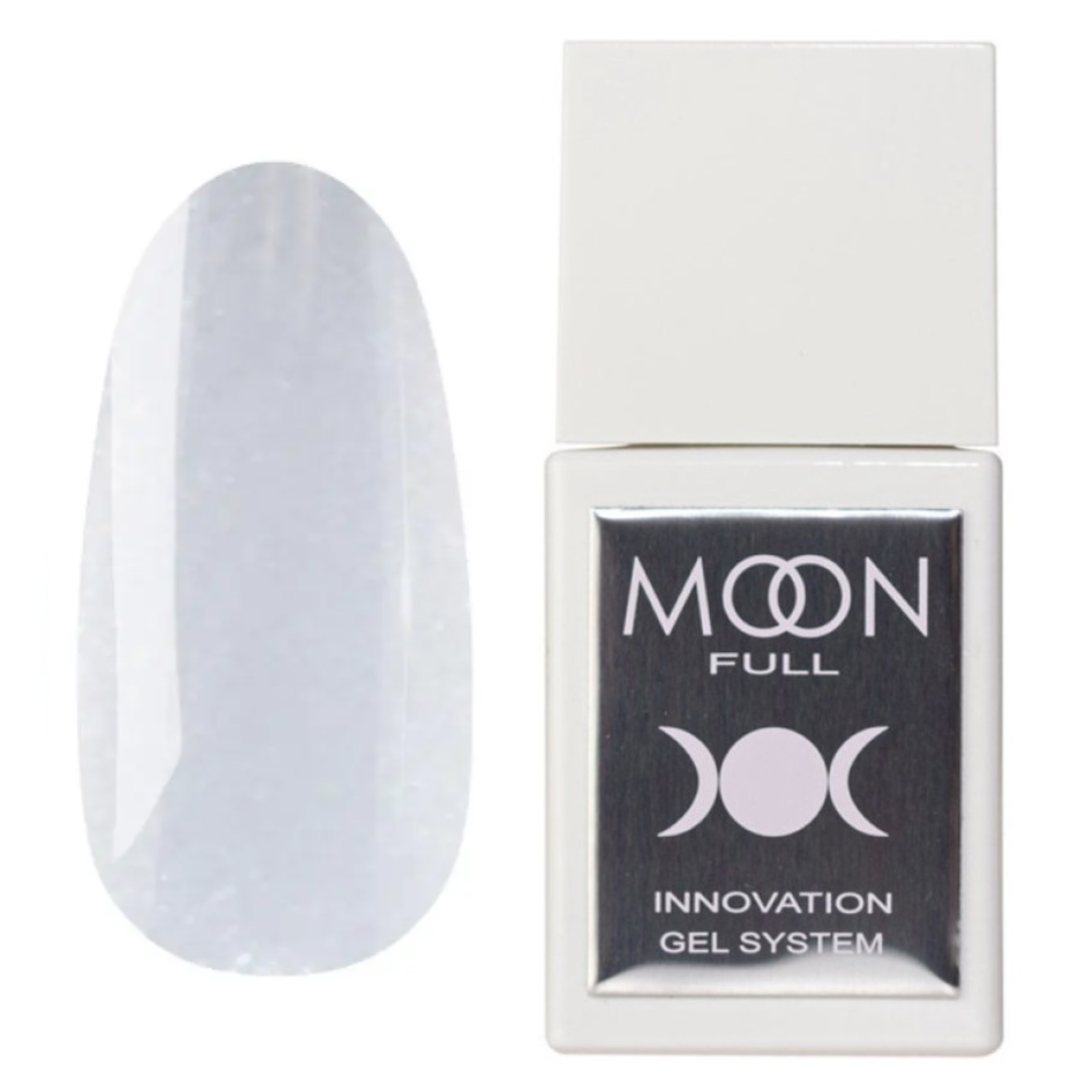 Рідкий моделюючий гель Moon Full Liquid Builder Gel BG58, 15 мл, молочний холодний з шиммером, фото 1