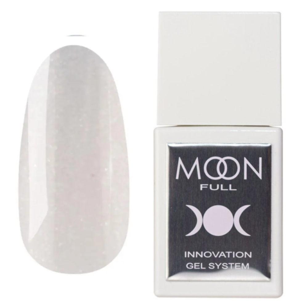 Рідкий моделюючий гель Moon Full Liquid Builder Gel BG59, 15 мл, молочний теплий з шиммером