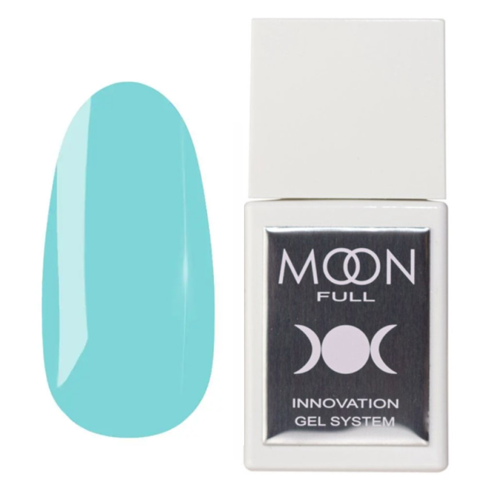 Рідкий моделюючий гель Moon Full Liquid Builder Gel BG63, 15 мл, блакитний пастельний