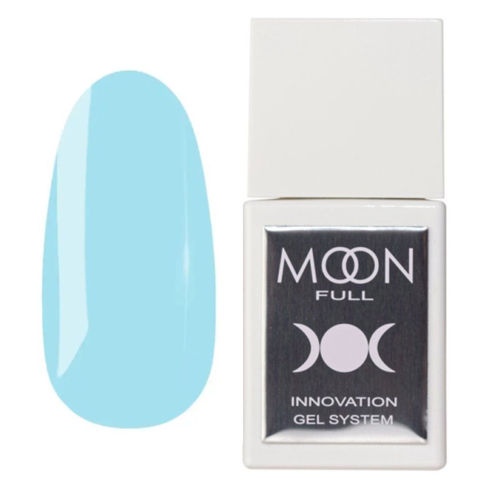 Рідкий моделюючий гель Moon Full Liquid Builder Gel BG64, 15 мл, блакитний