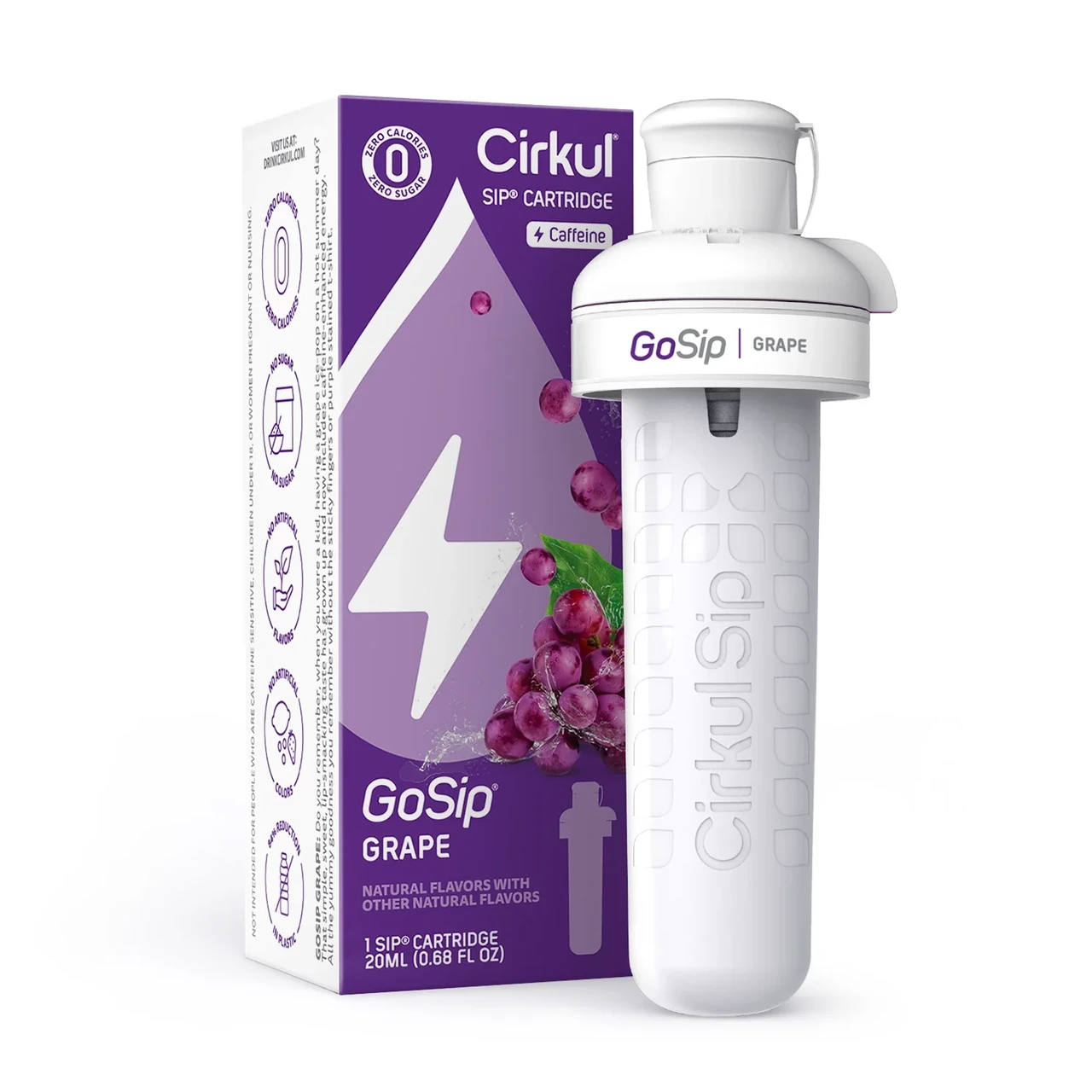 Картридж для напоїв Cirkul GoSip Water Flavor Cartridge зі смаком винограду 1шт
