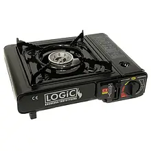 Плитка газова туристична універсальна Logic з кейсом і перехідником на великий балон