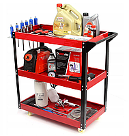 Візок для майстерні/шафа для інструментів із 3 полицями Silver S11630