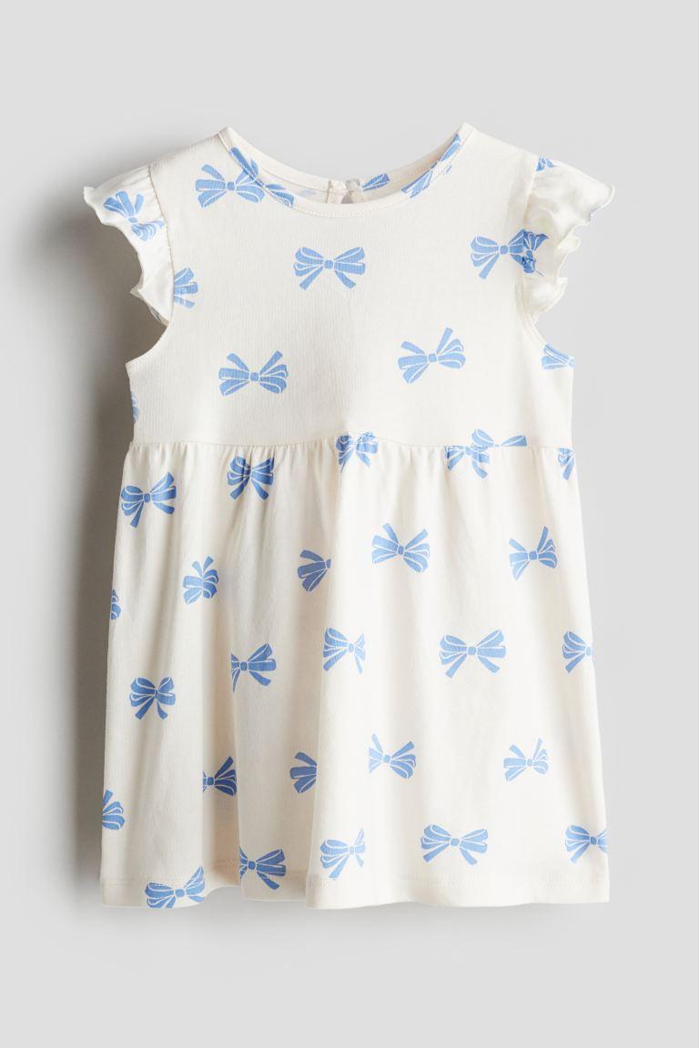 Сукня для дівчинки білий банти H&M  74, 80, 86, 92, 98, 104см