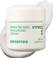 Антиоксидантний зволожувальний крем з екстрактом зеленого чаю Innisfree Green Tea Seed Hyaluronic Cream 50 мл