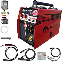 Зварювальний напівавтомат Edon MIG-280 (2 в 1 MIG + MMA) 7.2 кВт, 280 А, єврорукав EHA