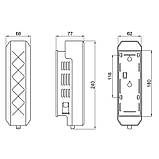 Диспенсер для мила Qtap Pohodli QTDM350CP1 Chrome (Dávkovaç), фото 3
