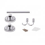 Тримач для рушника Lidz Oreo 0802 2 гачка LDORE0802CRM22173 Chrome, фото 5