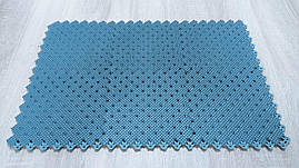 Килимок гумовий Мозаїка (Масаж) 80х60 см синій